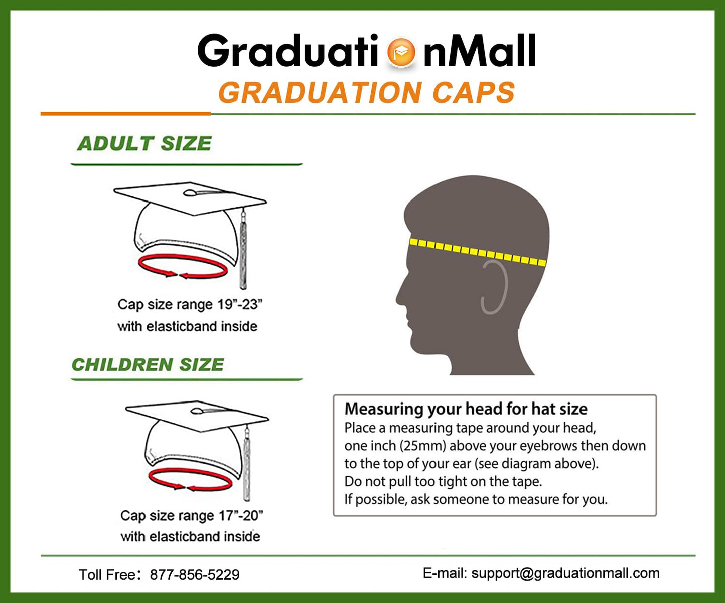 Graduationmall Matte Kindergarten & Preschool Graduation Cap For Kids With 2025 Tassel Royal