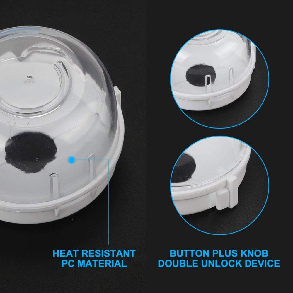4 Pack Kids Stove Knob Covers Gas Shield Protection Locks For Kids Safe Proof Universal Guard Cooker Oven Switch Toddler Control