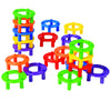 Constructive Playthings Ring Builders Stacking Toys for Kids, Classroom Must Haves for Teaching Color Recognition, Matching, Alt