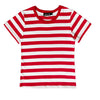 Halloween Boys Waldo Costume Red White Striped Shirt Summer Short Sleeve Crewneck Basic Tee Top 5-6 Years