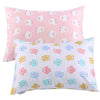 Kids Toddler Pillowcases - 2 Pack Pillowslip Case Fits Pillows Sized 13 X 18 Or 12X 16 For Kids Bedding Pillow Cover Pink/White
