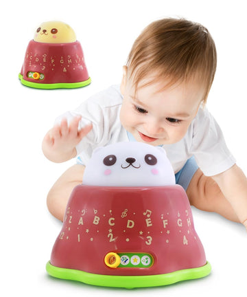 BEST LEARNING Whack and Learn Mole - Educational Interactive Light-Up Toy for Infants Babies Toddlers for 6 Month and up - First