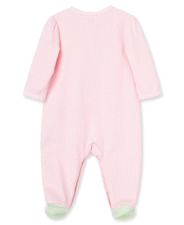 Little Me Baby Girls Infant And Toddler Bodysuit Footies, Pink, 3 Months Us