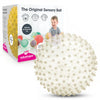 Edushape The Original Sensory Ball for Baby - 7 Glow-in-The-Dark Color Baby Ball That Helps Enhance Gross Motor Skills for Kids