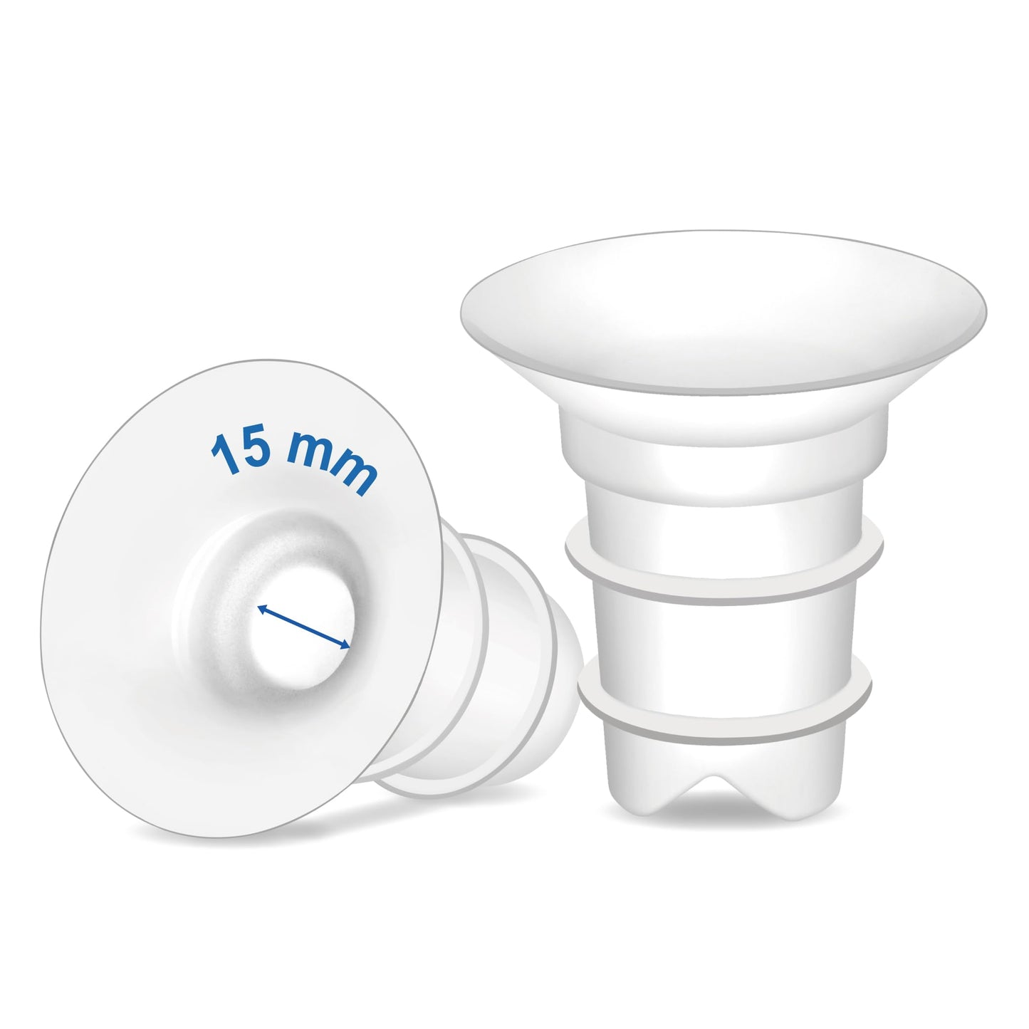 Maymom Flange Inserts 15mm Compatible with Spectra, Medela 24 mm Shields, Momcozy S9 Pro/S12 Pro, Willow Wearable Cup. Compatibl