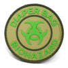 Tactical Diaper Bag Biohazard Pvc Tactical Hook And Loop Patch | Funny And Practical