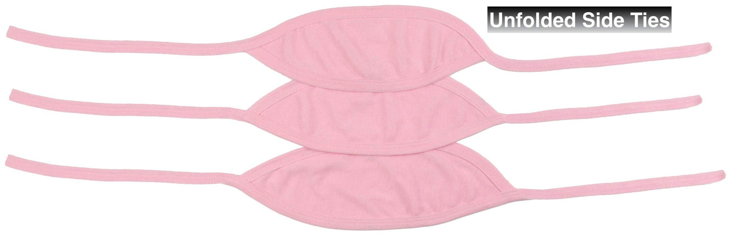 Tobeinstyle Babies' 3 Pack Comfortable Newborn Baby Belly Binder - Pink - One Size