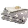 NAMAN Newborn Baby Boy & Baby Girl Polka Wrapping Sheet Cum Baby BlanketNVBZ7800BGREY