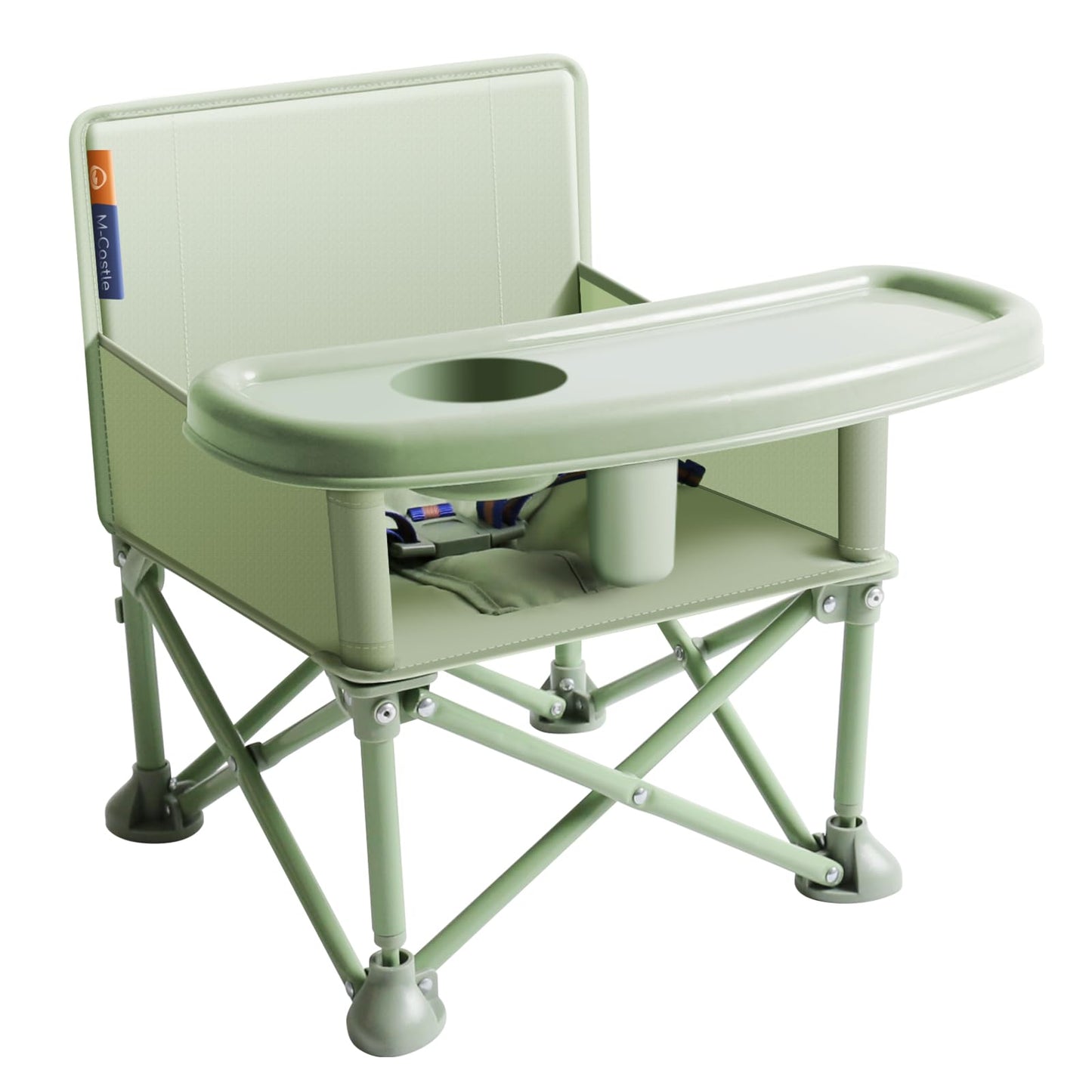 New Portable Travel Booster Seat with Tray|Foldable Infant Seat Booster Dining Chair|Great for Camping, Beach, Lawn|Toddler, Chi