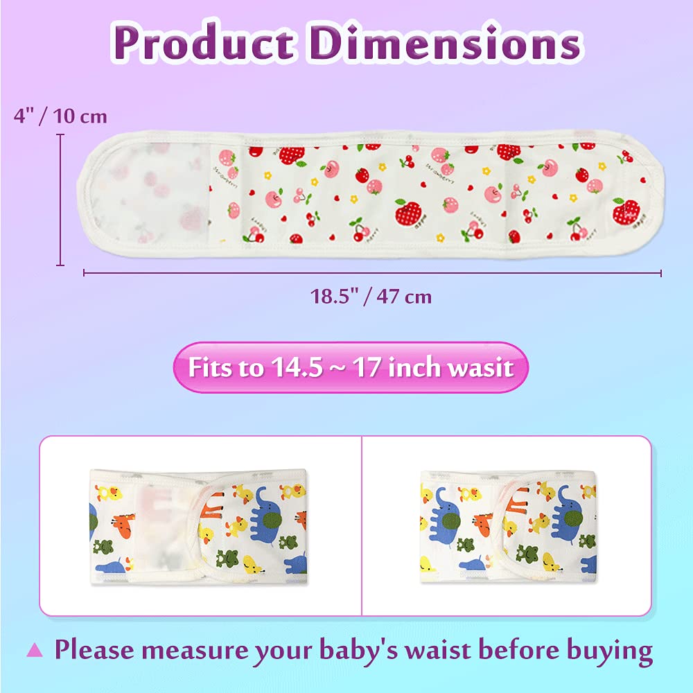 Mybow Umbilical Cord Cover For Newborn Baby Belly Button Band Tummy Wrap Infant Abdominal Binder Umbilical Hernia Belt Baby Coli