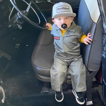 Knuckleheads Little Threads Infant- Newborn Photography Outfits Boy- Snapbacks Sun Hat Flat Bill Summer Beach Trucker Youth Fun