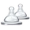 Chicco Duo 100% Silicone Intui-Latch Baby Bottle Nipple with Anti-Colic Valve | Skin-Like Texture and Breast-Like Flow | Stage 3