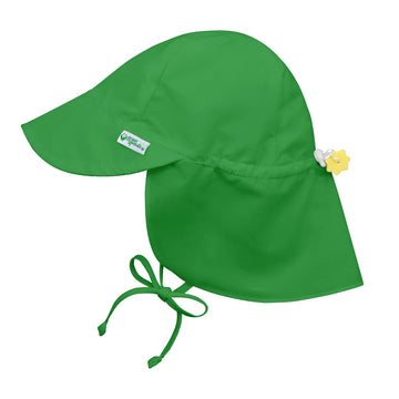 Flap Sun Protection Hat-Green-0/6Mo