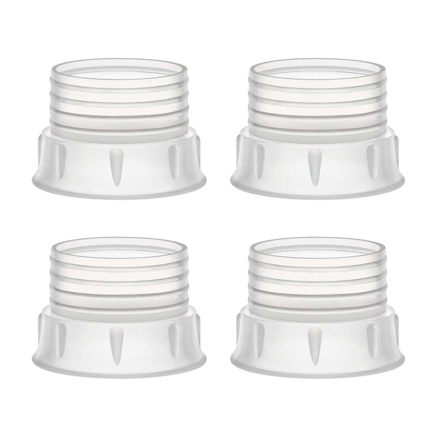 Maymom Shield Converter Aka Pump Connector Bushing, Compatible with Zomee/BabyBuddha/NCVI Pump Connector; 4pc