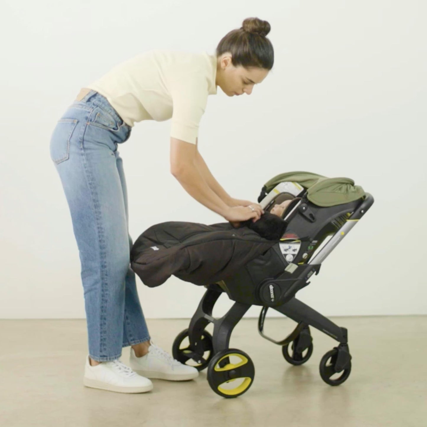 Doona Winter Cover - Black, Water Repellent, Stroller Cover, Stroller Weather Shield