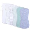 Gelisite 6 Pack Cotton Baby Burp Cloths Extra Absorbent Soft for Baby Boys and Girls (Pink-fte)