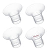 Momcozy Flange Insert 19mm Compatible with 24mm Flange/Shield of Most Pumps, Insert for Breast Pump Replacement Accessories, 4PC