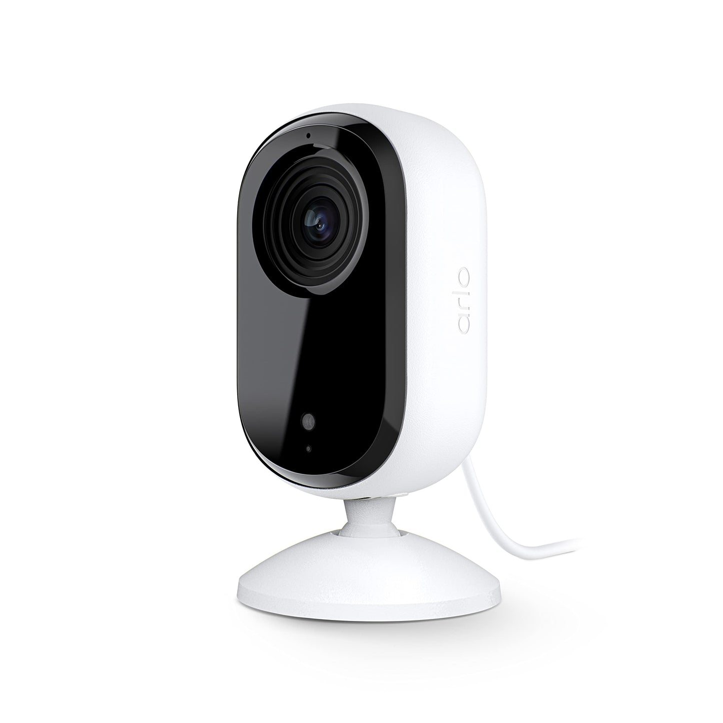 Arlo Essential Security Camera 2K | Indoor Only| 2nd Gen | Baby Monitor & Pet Camera | Wired Automated Privacy Shield, 2-Way Aud