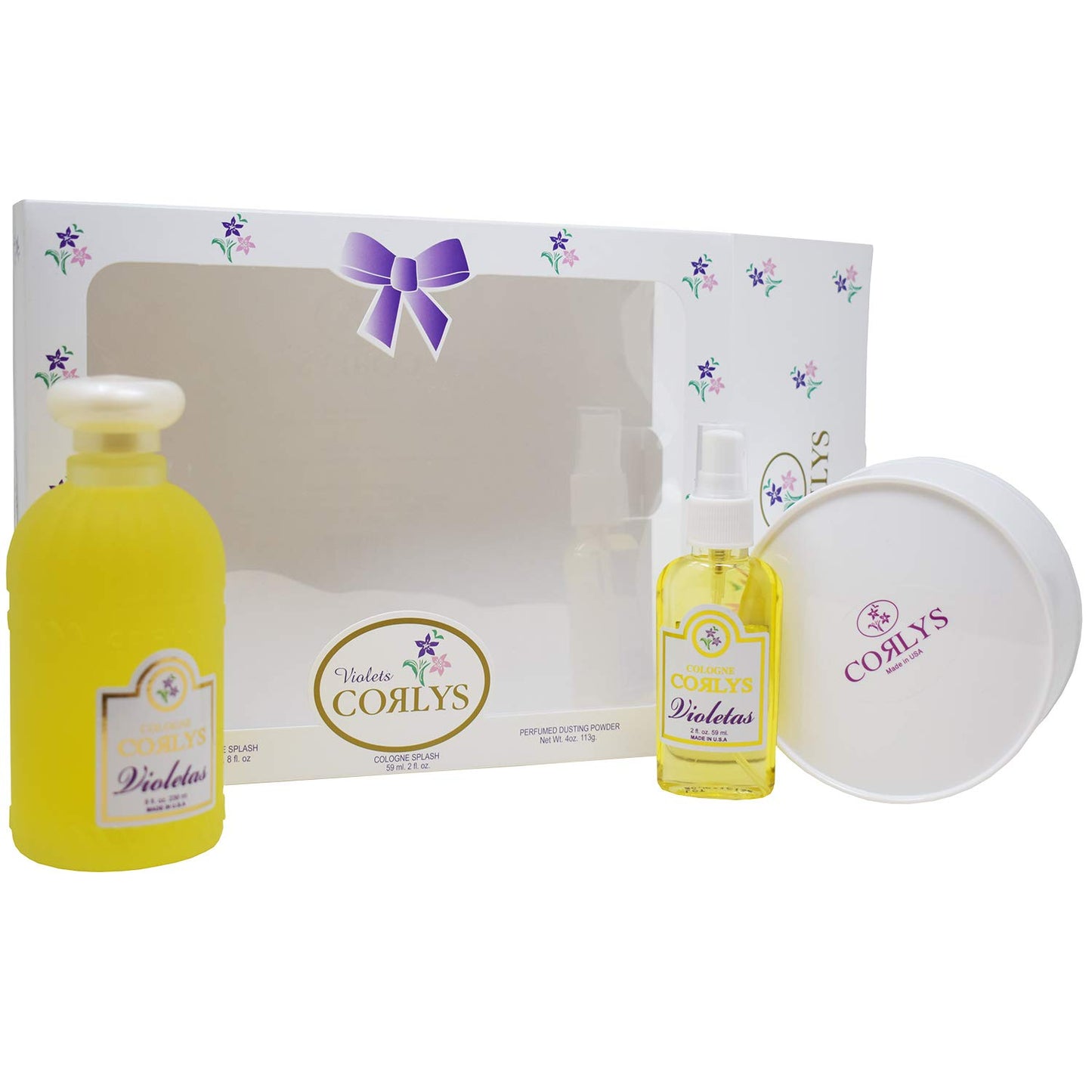 Corlys Violet Baby Cologne And Perfumed Dusting Powder