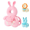 Head Safety Protector Pad For Baby Toddler Walker,Infant Talking Head Protection Backpack Cushion (Pink Bunny)