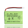 For Summer Infant Baby Monitor Replacement Battery For Summer Infant Wide View 28650 29000 29000A & Clear Sight 29040 29030 Pare