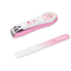 Pafason Baby Safety Nail Clipper With Nail Catcher And Baby Glass Nail File, Czech Float Glass, Stainless Steel, Ideal Shower Gi