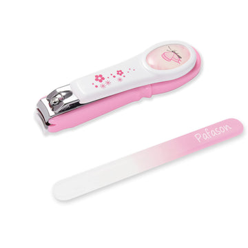Pafason Baby Safety Nail Clipper With Nail Catcher And Baby Glass Nail File, Czech Float Glass, Stainless Steel, Ideal Shower Gi