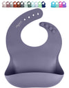 Otterlove Silicone Bib - 100% Pure Platinum Lfgb Baby Bibs With No Fillers - Wide Food Catching Pocket - Easy Clean - Mess Proof