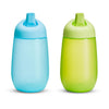 Munchkin Simple Clean Toddler Sippy Cups, Spill Proof, 10 Ounce, Blue/Green