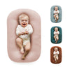 Loevin Baby Lounger Play Mat,Baby Lounger for Newborn Tummy Time for Babies in Bed,0 Angle Newborn Loungers Babies Nest for Boys