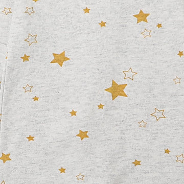 O2 Baby Baby Boys Girls Organic Cotton Zip Front Sleeper Pajamas, Footed Sleep 'N Play(6-12 Months, Star & Stripes)