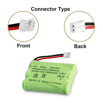 For Summer Infant Baby Monitor Replacement Battery For Summer Infant Wide View 28650 29000 29000A & Clear Sight 29040 29030 Pare