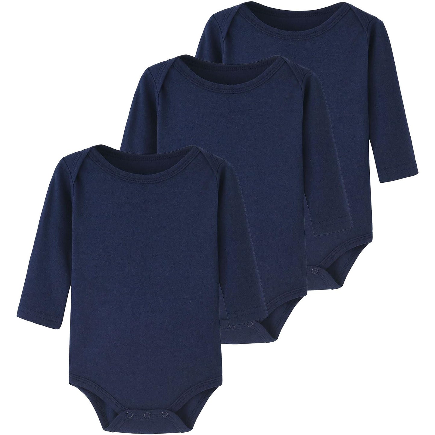 Enfants Ch ris Navy Blue Baby Bodysuit 3 Months