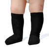 Epeius Little Girls 3 Pair Pack Seamless Cable Knit Knee High Socks Kids Boys/Girls Uniform Stockings For 4-6 Years,Black