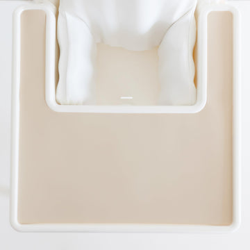 Yeah Baby Goods Placemats Compatible W/Antilop High Chair (Toasted Marshmallow) - Slip-Resistant & Food-Grade Silicone High Chai