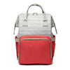 House Of Quirk Baby Diaper Bag Maternity Backpack (Red/Stripe)