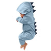 Cklv Interesting Romper Jumpsuit Outfits Clothes,Infant Baby Kids Dinosaur Hooded Romper Jumpsuit Outfits Clothes (Blue,Tag Size