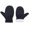 Lined Fleece Toddler Mittens Kids Winter Warm Gloves Waterproof Snow Baby Mitten Child Ski Gloves For Boys Girls Black L
