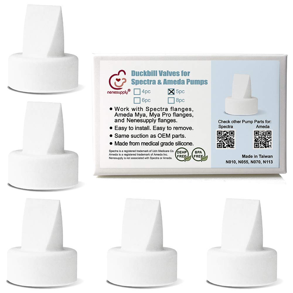 Nenesupply 5 pc Duckbill Valves Compatible with Spectra S1 Spectra S2 Breastpumps Not Original Spectra Pump Parts Replace Spectr