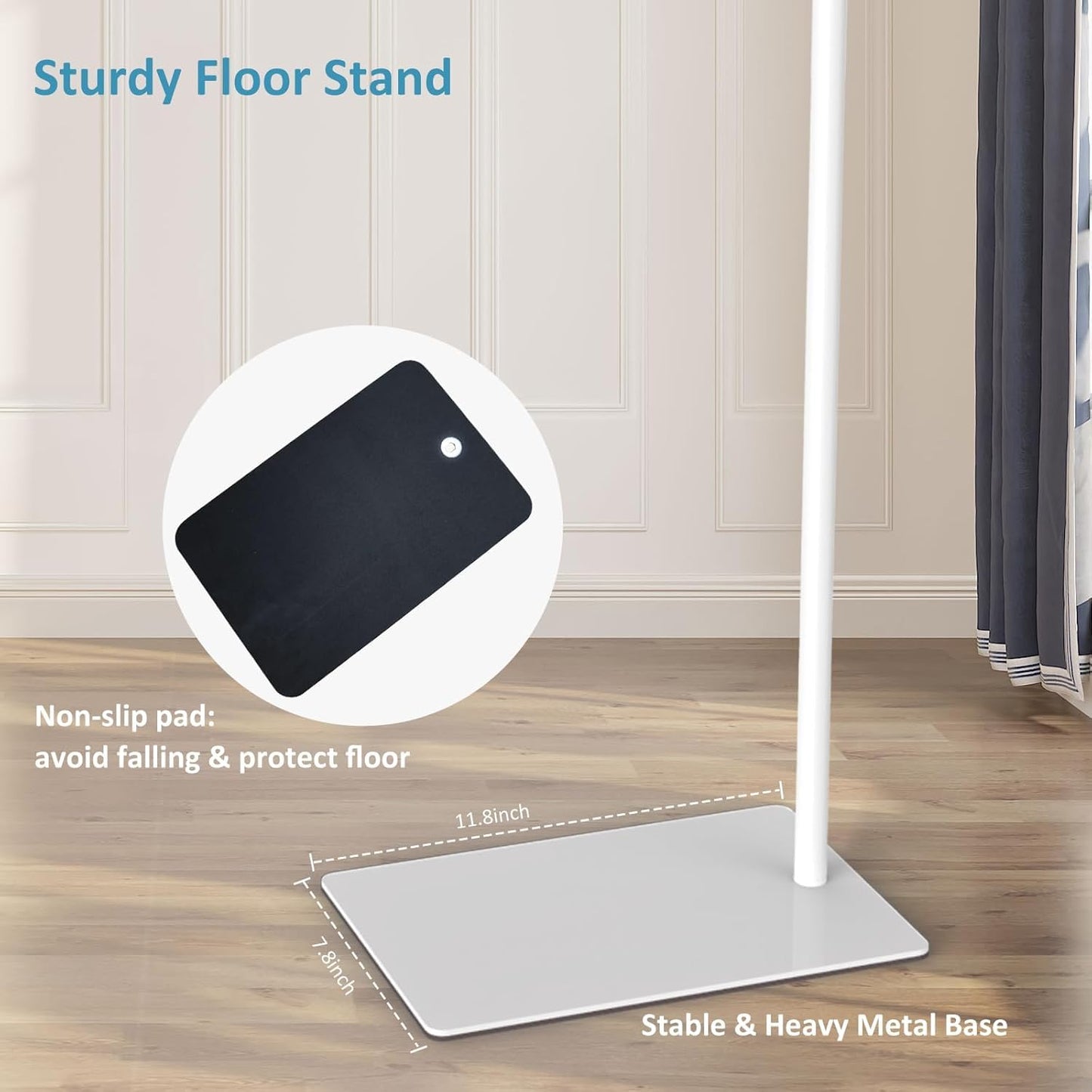 Hellobaby Monitor Stand, Floor Stand For Hb6550/Hb6560/Hb65/Hb6081/Hb66/Hb40/Hb6339 And All Hello Baby Monitors, Sturdy & Adjust