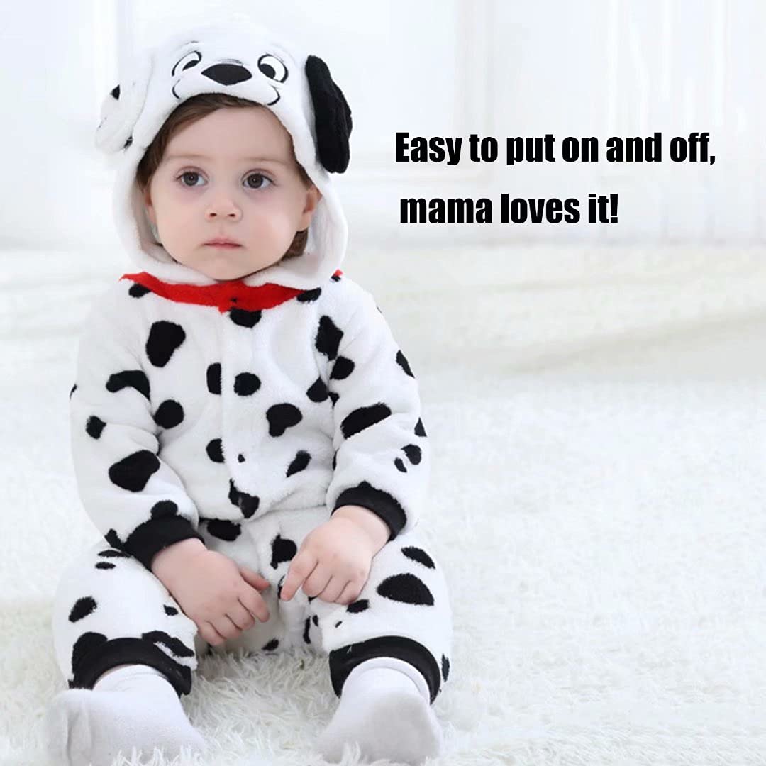 Abtshu Baby Dalmatian Dog Costumes Toddler Halloween Dress Up Outfit 18-24Months