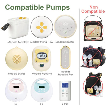 Maymom Connector Valve Compatible With Medela Pump In Style Maxflow, Freestyle Flex, Swing Maxi, Sonata, Freestyle Breastpumps N