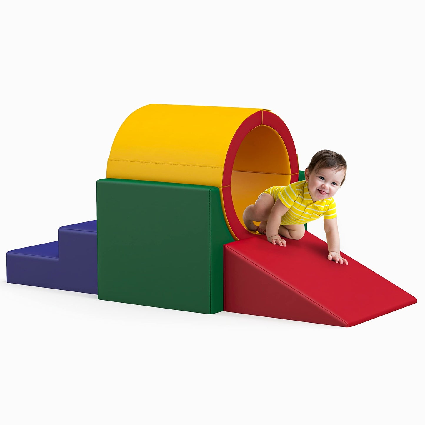 Betterhood Climbing Blocks - Kids Soft Foam Activity Playset - Toddler Couch Climber Gymnastics Equipment For Crawling And Slidi