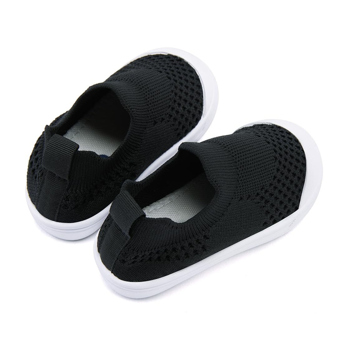 Baby Walking Shoes First Boy Girl Walker Infant Sock Tennis Mesh Sock Tennis Mesh Sneakers Breathable 6 9 12 18 24 Months Black