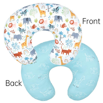 Bxuanw Nursing Pillow Cover Stretchy Pillow Slipcovers For Breastfeeding Moms Two-Sided Design (Cute Animals)
