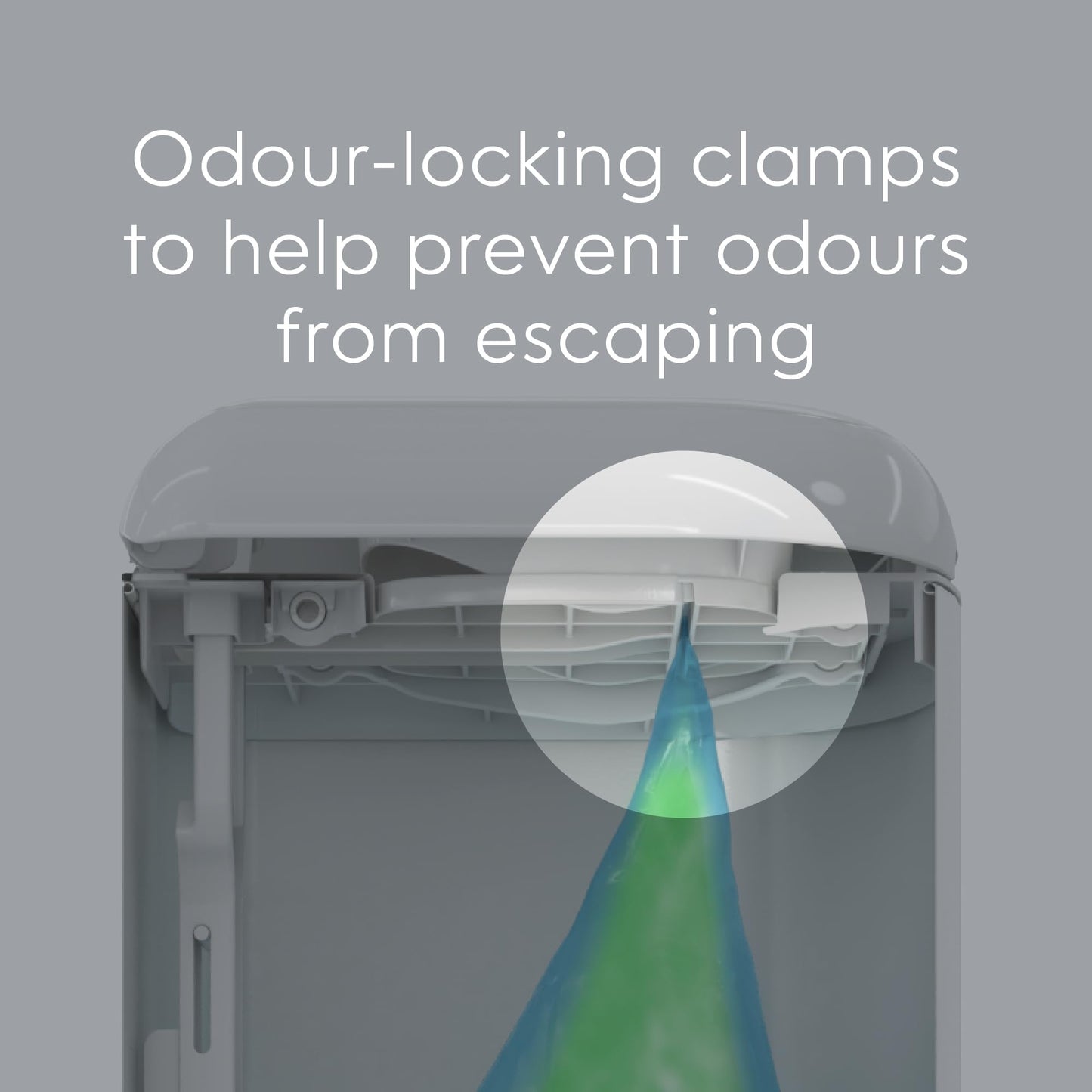 Diaper Genie Platinum Pail (Lilly White) Is Made Of Durable Stainless Steel And Includes 1 Easy Roll Refill With 18 Bags That Ca