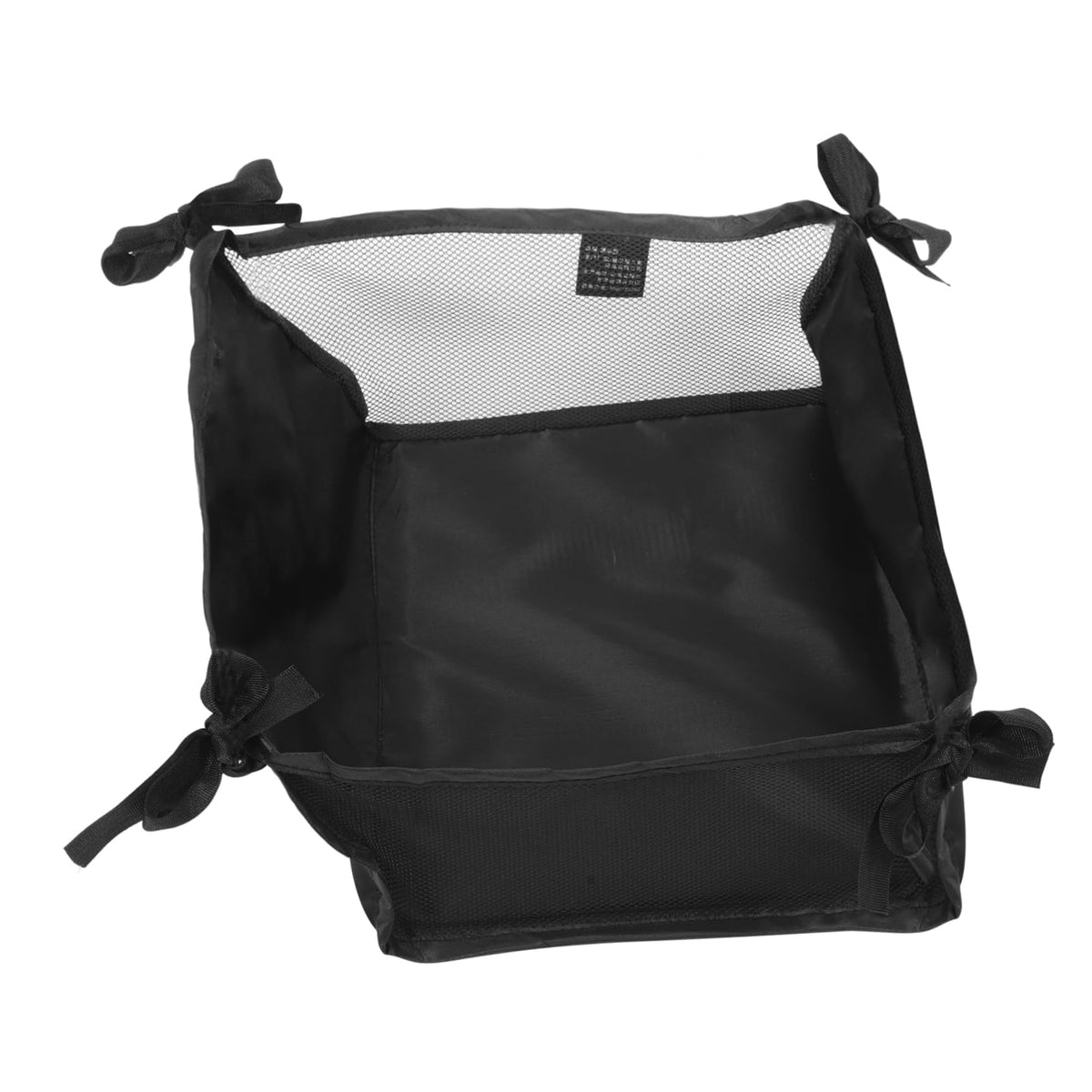 TOYANDONA Baby Stroller Storage Bag Universal Organizer Basket for Infants Waterproof Bottom Basket Detachable Zipper Pocket and