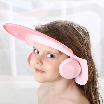 Bath Cap Wash Shower Shampoo Visor Hat Prevent Water Entering The Eyes And Ears Adjustable Bathing Tub Head Hair Rinser Shield P