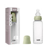 Bibs Baby Bottle 9 Oz / 270 Ml Silicone Nipple - Anti-Colic, Bpa-Free, Round Nipple, Medium Flow, Lightweight & Easy To Clean, S