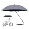 Baby Stroller Umbrella, Pram Parasol, 50+ UV Protection Umbrella with Adjustable Fixing Clamp, Sun Parasol for Pram, Stroller, P
